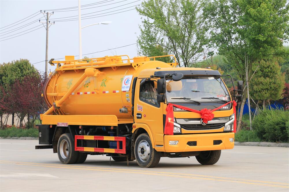 10方清洗吸污車-程力東風10方7+3清洗吸污兩用車廠家價格