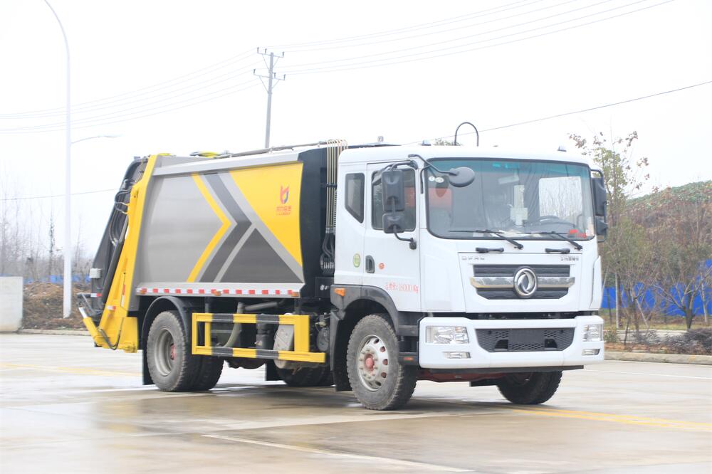 12方壓縮垃圾車-東風(fēng)D9多利卡國六12方壓縮式垃圾車廠家價(jià)格