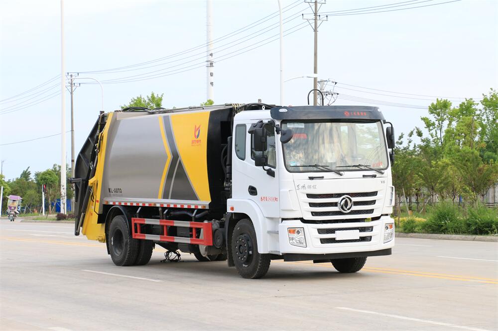 17方壓縮垃圾車-東風錦城17方壓縮式垃圾車廠家價格