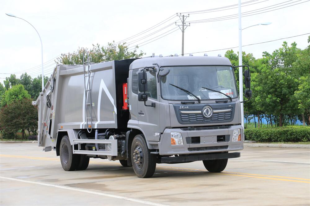 14方北京牌壓縮垃圾車-東風天錦可上北京牌14方壓縮式垃圾車廠家價格