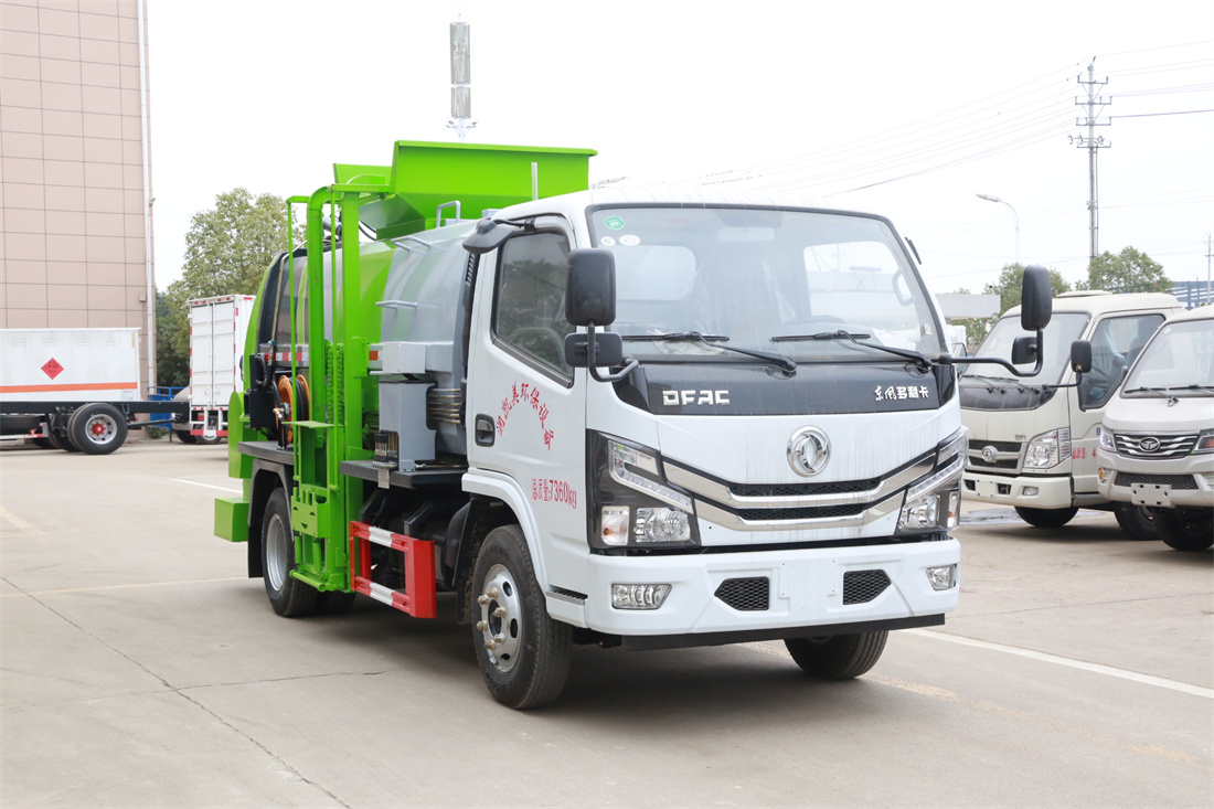 6方餐廚垃圾車(chē)-東風(fēng)多利卡國(guó)六6方廚余泔水餐廚垃圾車(chē)廠(chǎng)家（方罐）