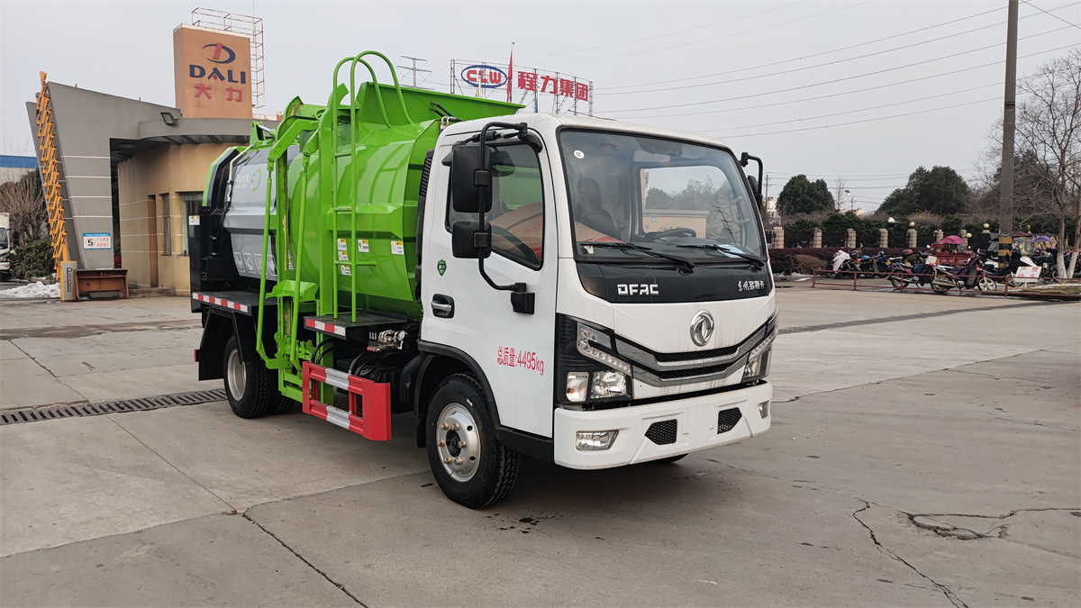 8方藍(lán)牌餐廚垃圾車  東風(fēng) 東茂新款做工